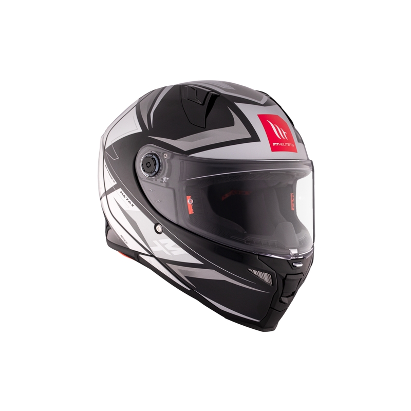 MT REVENGE 2 S HATAX B2 noir-gris-blanc casque moto intégral