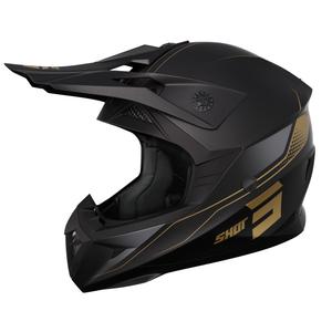 Casque de motocross Shot Pulse Edge doré mat soldes
