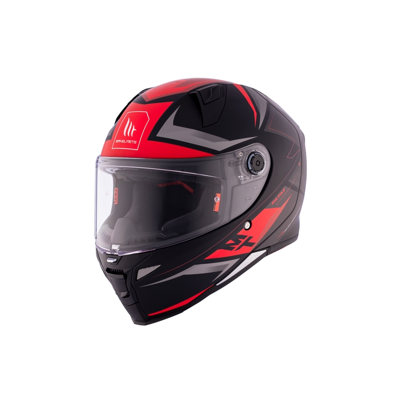 MT REVENGE 2 S HATAX B5 noir-gris-rouge casque moto intégral