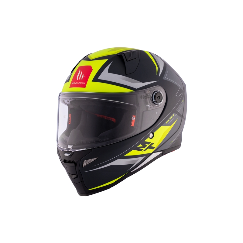MT REVENGE 2 S HATAX C3 casque moto intégral noir-gris-jaune