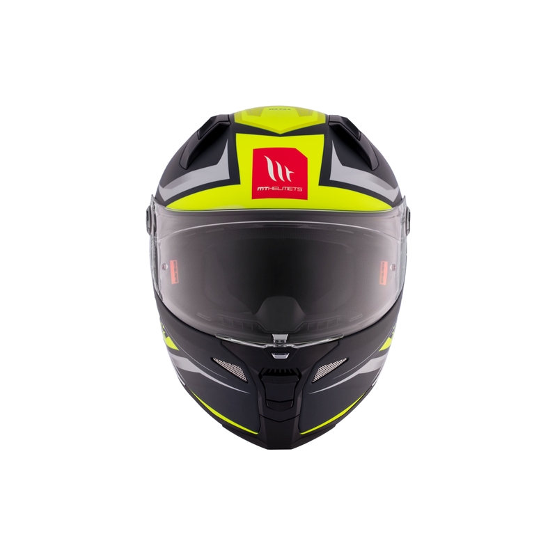 MT REVENGE 2 S HATAX C3 casque moto intégral noir-gris-jaune