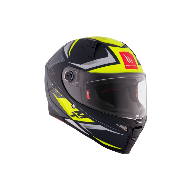 MT REVENGE 2 S HATAX C3 casque moto intégral noir-gris-jaune