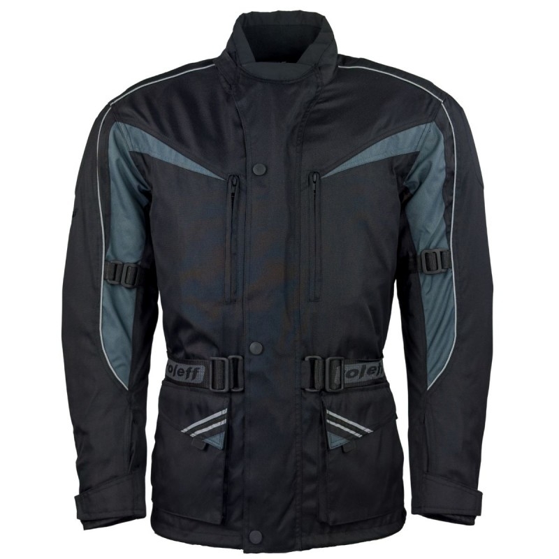 Roleff Kodra Cologne veste de moto noir-gris