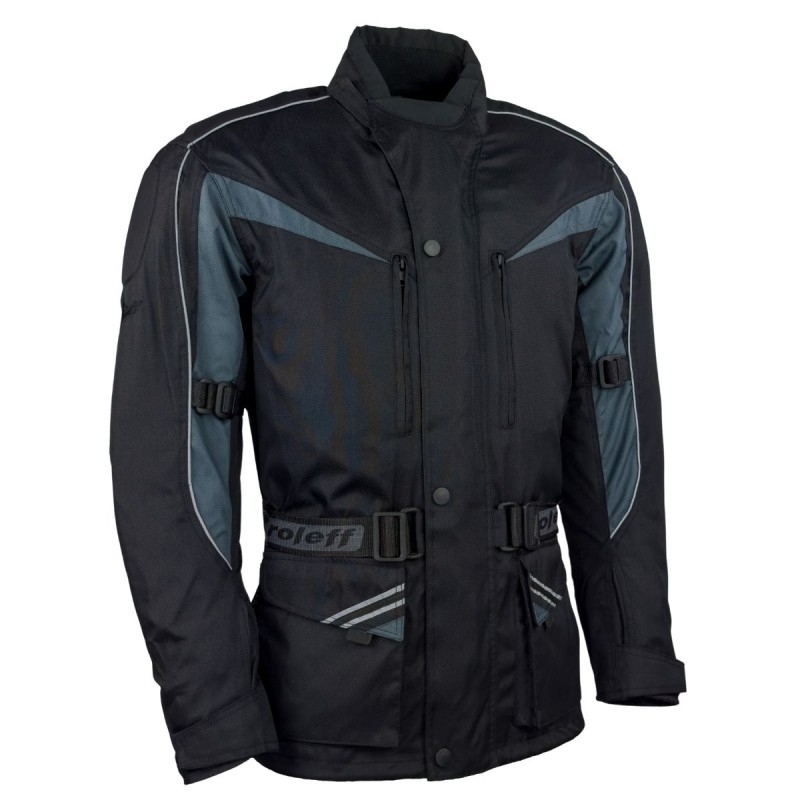 Roleff Kodra Cologne veste de moto noir-gris