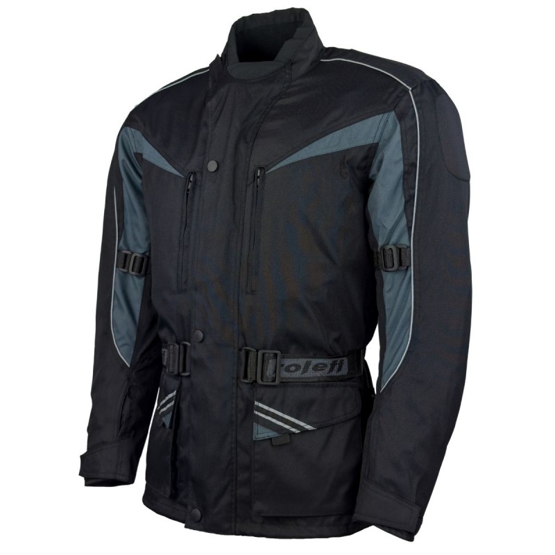 Roleff Kodra Cologne veste de moto noir-gris