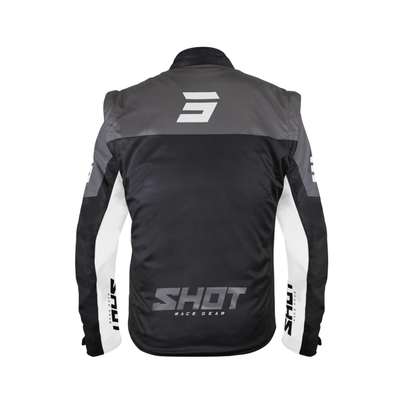 Veste Softshell Shot Softshell Lite noir et blanc