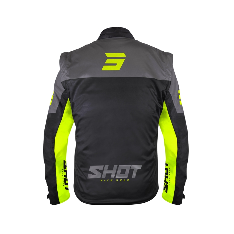 Veste Softshell Shot Softshell Lite noir-jaune fluo