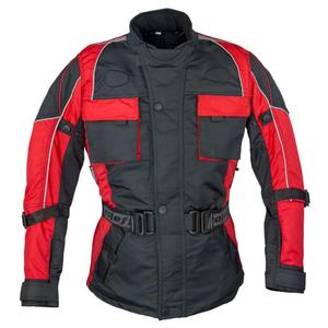 Veste de moto pour enfants Roleff noir/rouge