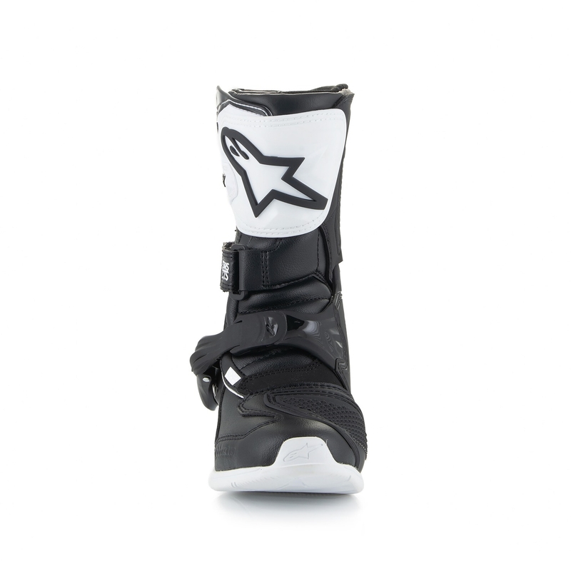 Bottes de moto Alpinestars Tech 3S pour enfant, blanc et noir