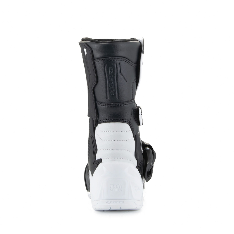 Bottes de moto Alpinestars Tech 3S pour enfant, blanc et noir