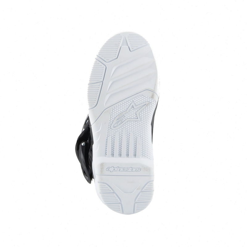 Bottes de moto Alpinestars Tech 3S pour enfant, blanc et noir