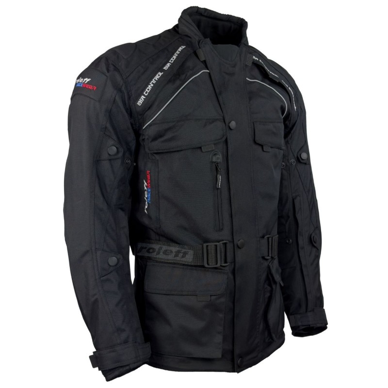 Veste moto Roleff Liverpool noir