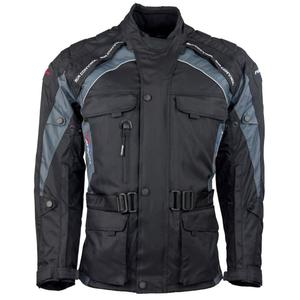 Veste de moto gris-noir Roleff Liverpool