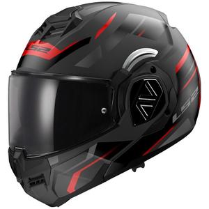 Casque moto modulable LS2 FF906 Advant Kuka noir-rouge mat