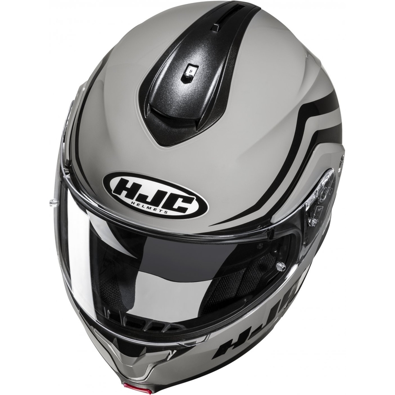 Casque moto modulable HJC C91N Nepos MC5 gris-noir