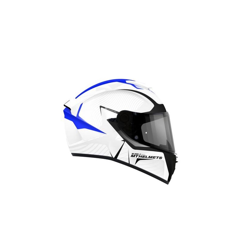 Integrální přilba na motorku MT Blade 2 SV Blaster bílo-modrá
