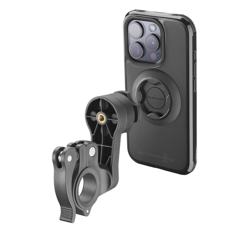 Housse de protection Interphone QUIKLOX Tetraforce - Apple iPhone 15 Pro Max noir