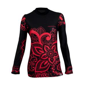 Chemise thermique pour femmes nanosilver® Flower - manches longues