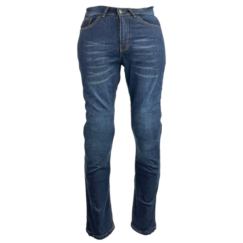 Jeans moto femme Roleff Aramid Blue