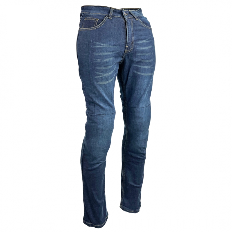 Jeans moto femme Roleff Aramid Blue