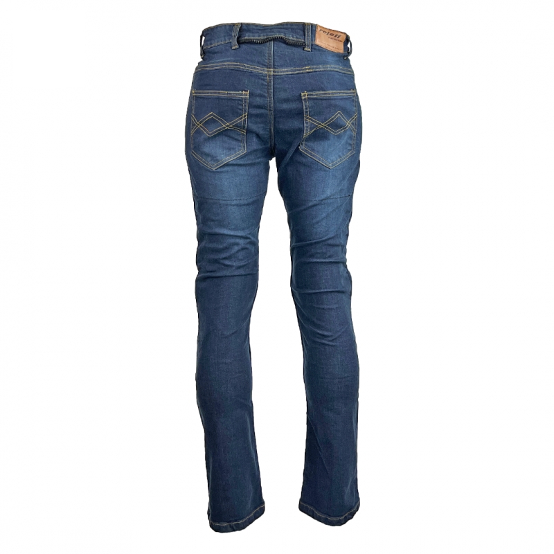 Jeans moto femme Roleff Aramid Blue