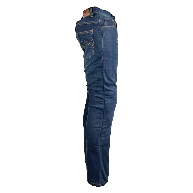 Jeans moto femme Roleff Aramid Blue