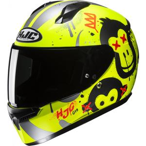 Casque intégral enfant HJC C10 Geti MC3HSF jaune fluo