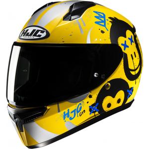 Casque intégral pour enfant HJC C10 Geti MC3SF jaune