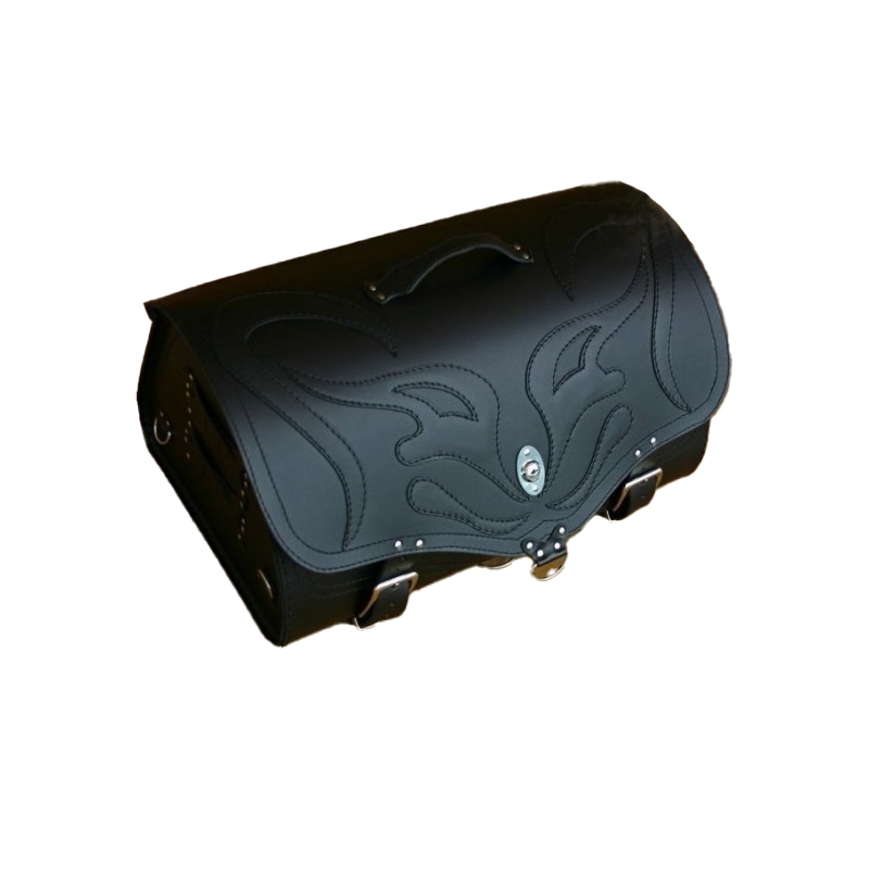 RSA K22 Black Demon sac moto en cuir noir 42 l