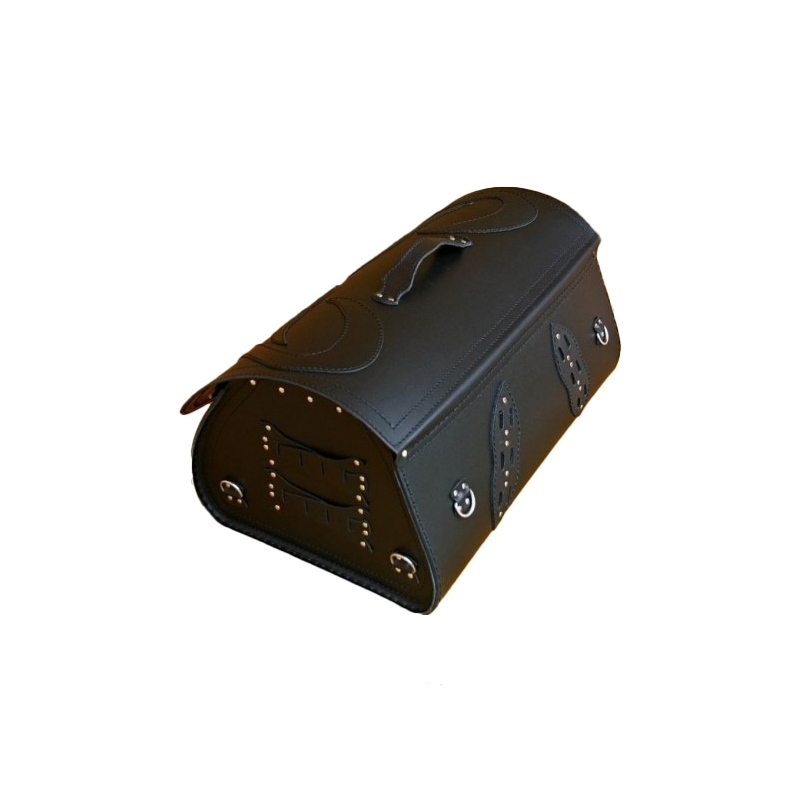 RSA K22 Black Demon sac moto en cuir noir 42 l