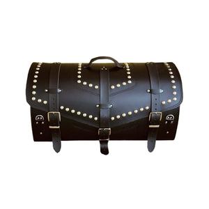 Sac en cuir avec serrure RSA K182 noir avec rivets 57 l