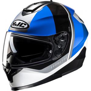 Casque moto intégral HJC C70N Alia MC2 noir-blanc-bleu