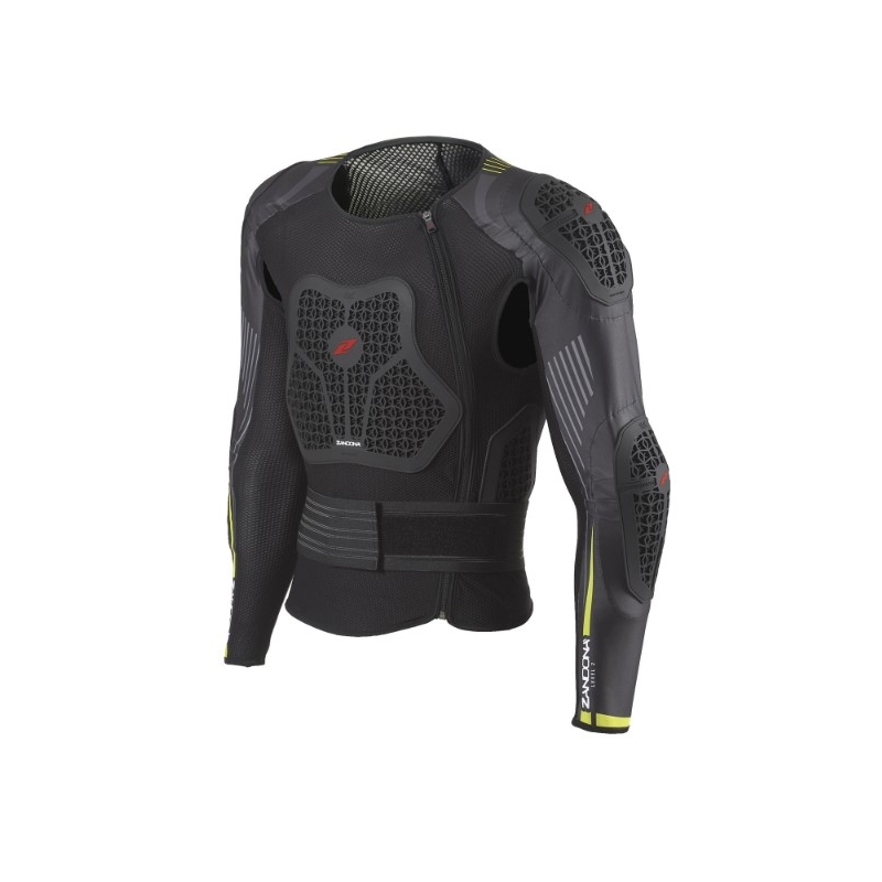 Protège-corps Zandona Netcube X7 noir-jaune fluo 170-179 cm - II. qualité