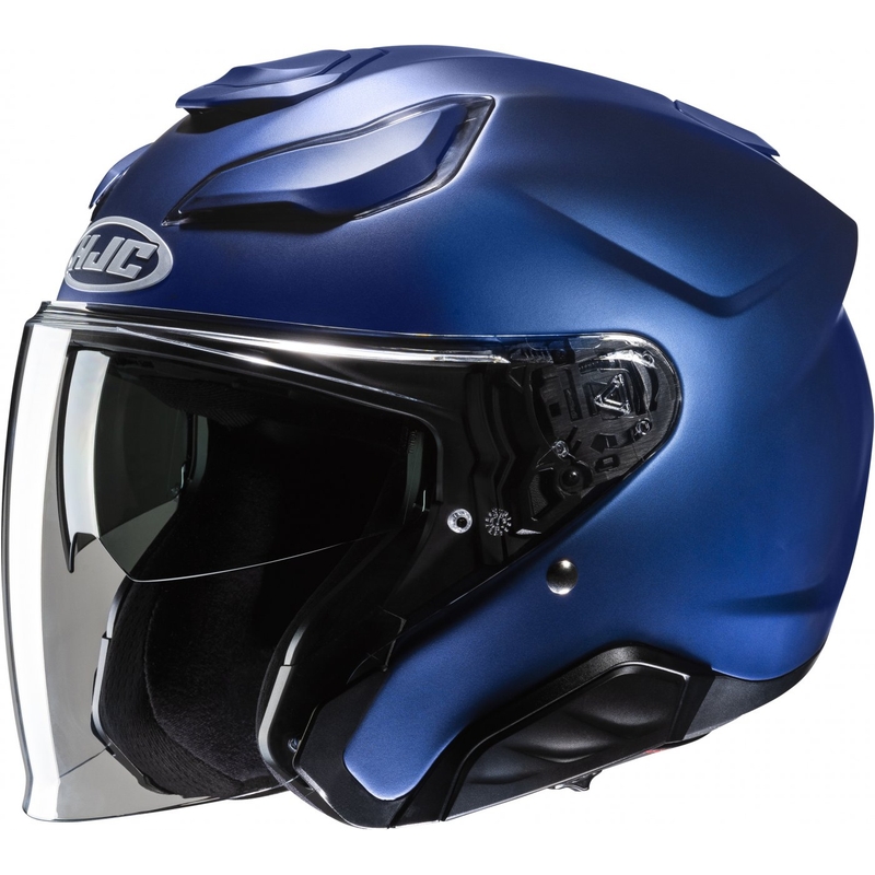 HJC F31 Solid Metallic Blue Open Motorcycle Helmet