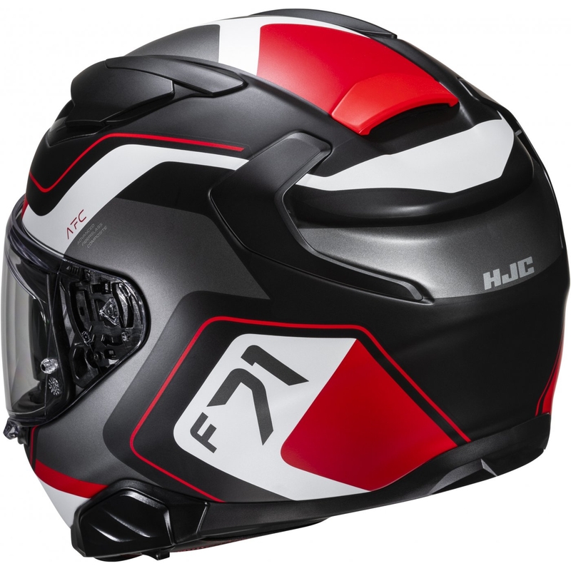 Casque moto intégral HJC F71 Arcan MC1SF noir-gris-rouge