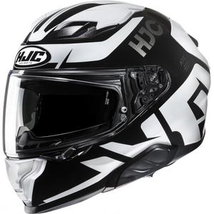 Casque moto intégral HJC F71 Bard MC5 noir et blanc