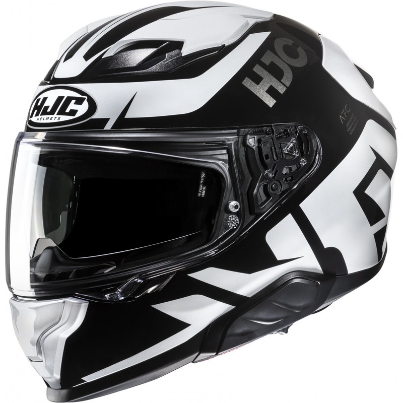 Casque moto intégral HJC F71 Bard MC5 noir et blanc