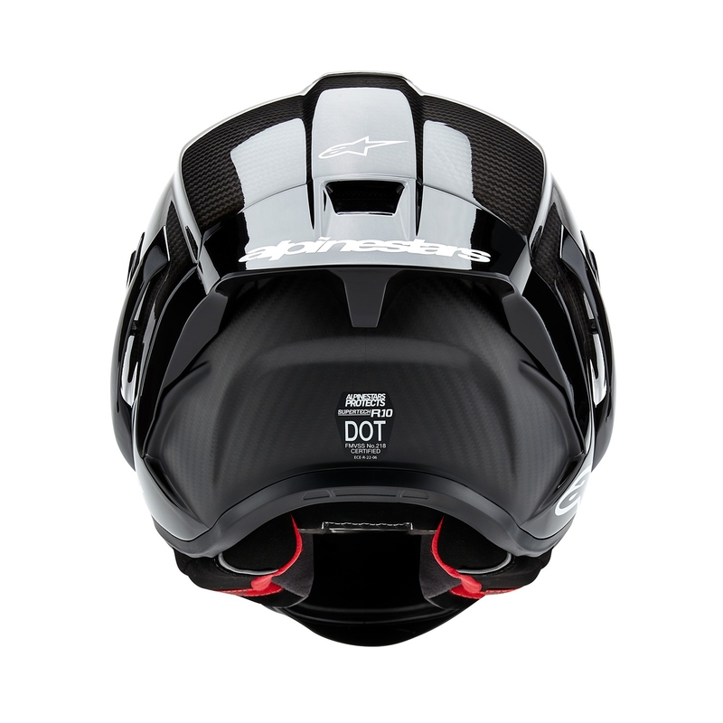 Casque moto intégral Alpinestars Supertech R-10 Solid noir carbone
