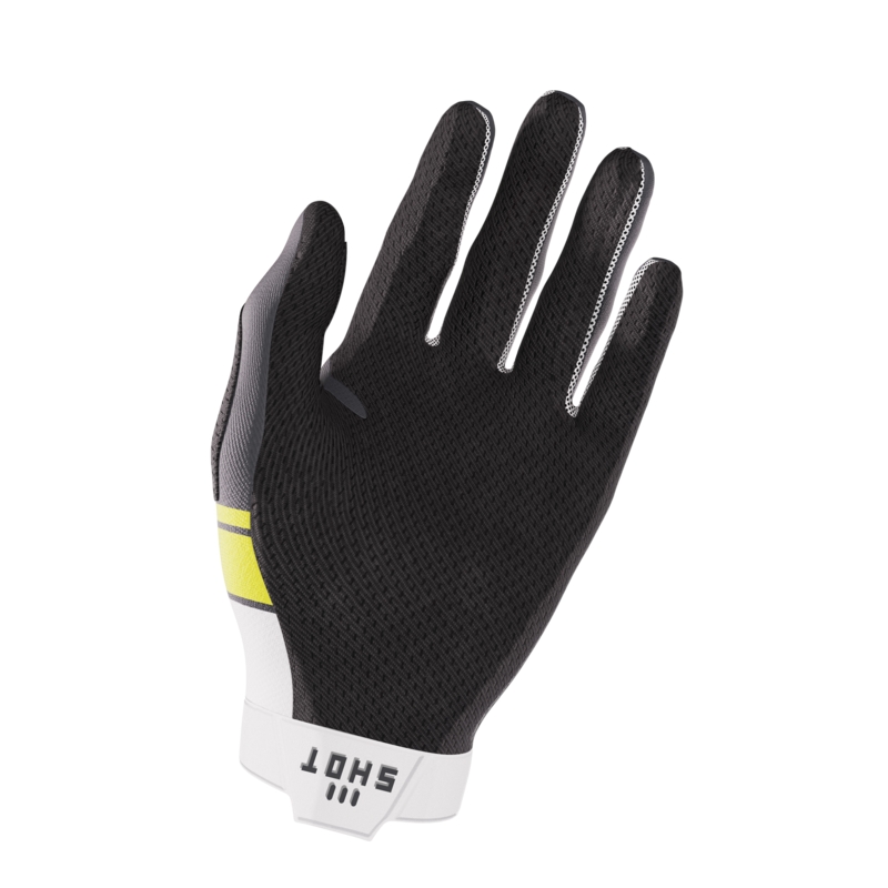 Gants de motocross Shot Aerolite Husqvarna LE 2024 blanc-noir soldes