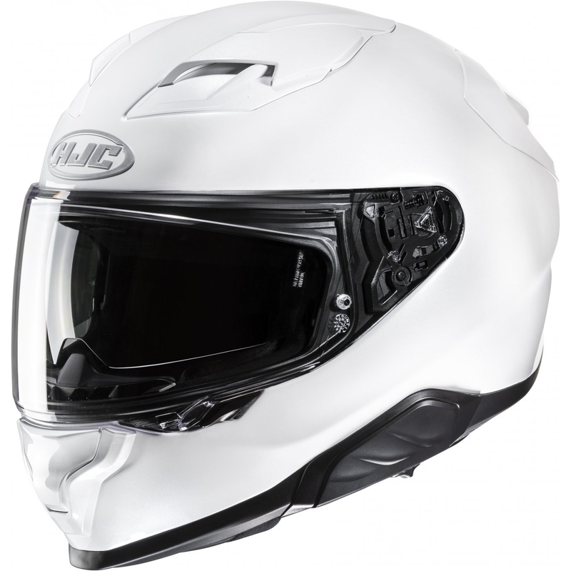 HJC F71 Solid Pearl White Integral Motorcycle Helmet