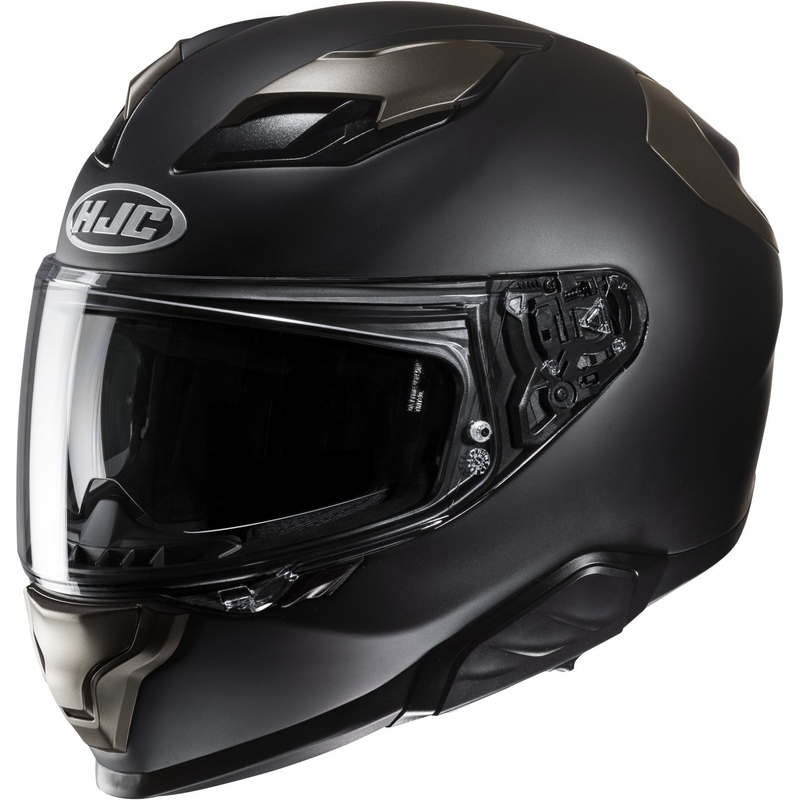 Casque moto intégral HJC F71 Solid noir mat
