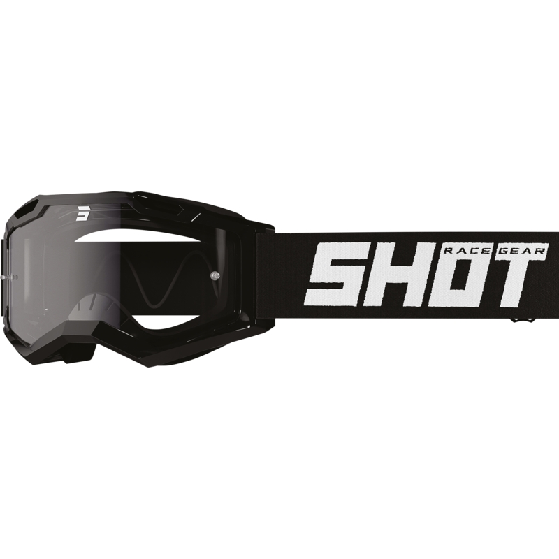 Lunettes de motocross enfant Shot Rocket Kid 2.0 noir (plexi transparent)