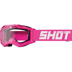 Lunettes de motocross enfant Shot Rocket Kid 2.0 rose (plexi transparent)
