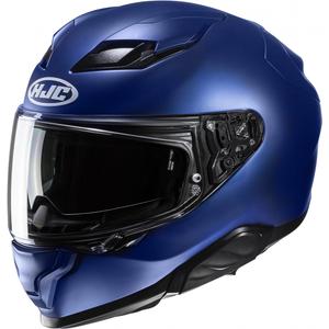 HJC F71 Solid metallic blue integral motorcycle helmet