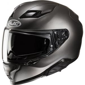 HJC F71 Solid titanium grey integral motorcycle helmet
