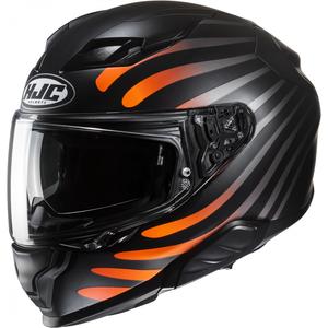 Casque moto intégral HJC F71 Zen MC7SF noir-gris-orange