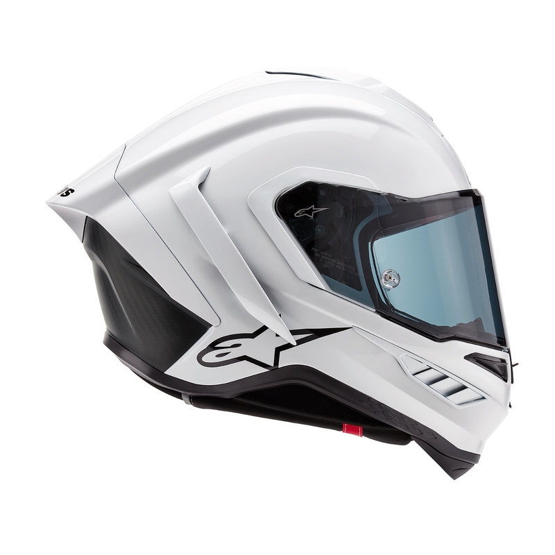 Casque moto intégral Alpinestars Supertech R-10 Solid carbon white matt