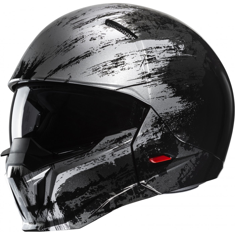 Casque ouvert avec masque HJC i20 Furia MC5 noir-gris