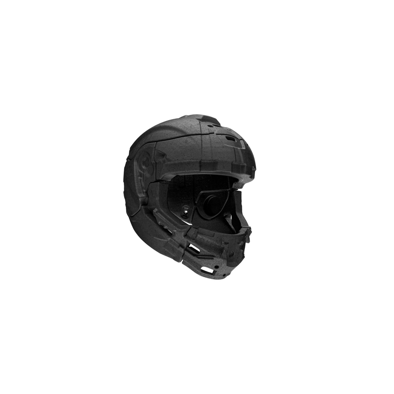 Casque moto intégral Alpinestars Supertech R-10 Element en carbone argent-noir