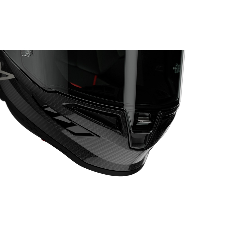 Casque moto intégral Alpinestars Supertech R-10 Element en carbone argent-noir